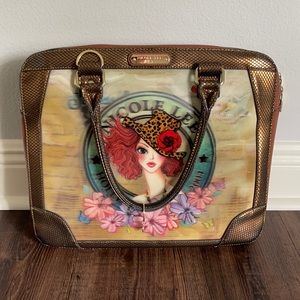 Nicole Lee 3D Multicolor Laptop Bag Limited Item
